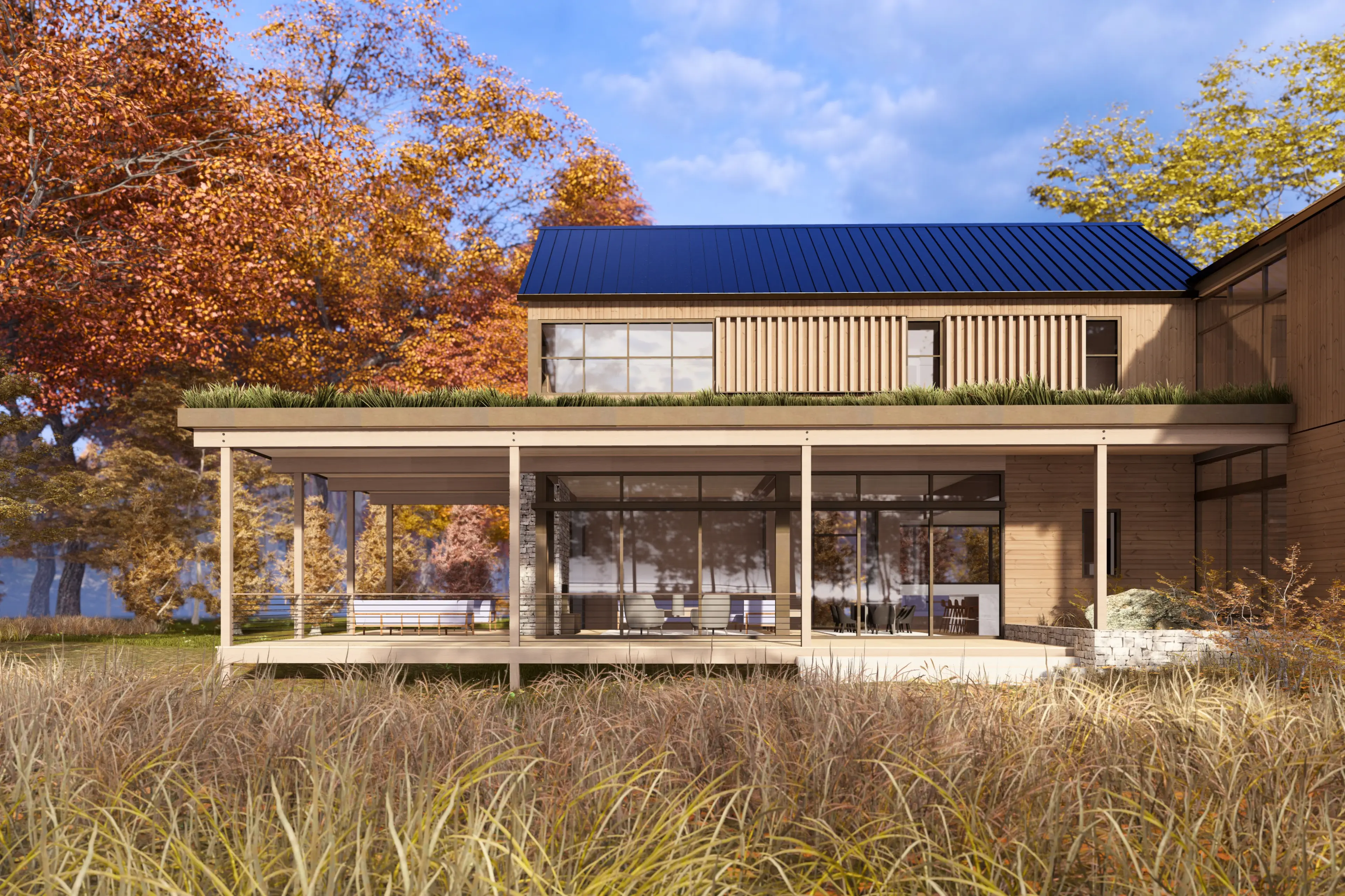 Back Porch of the Blueridge Res