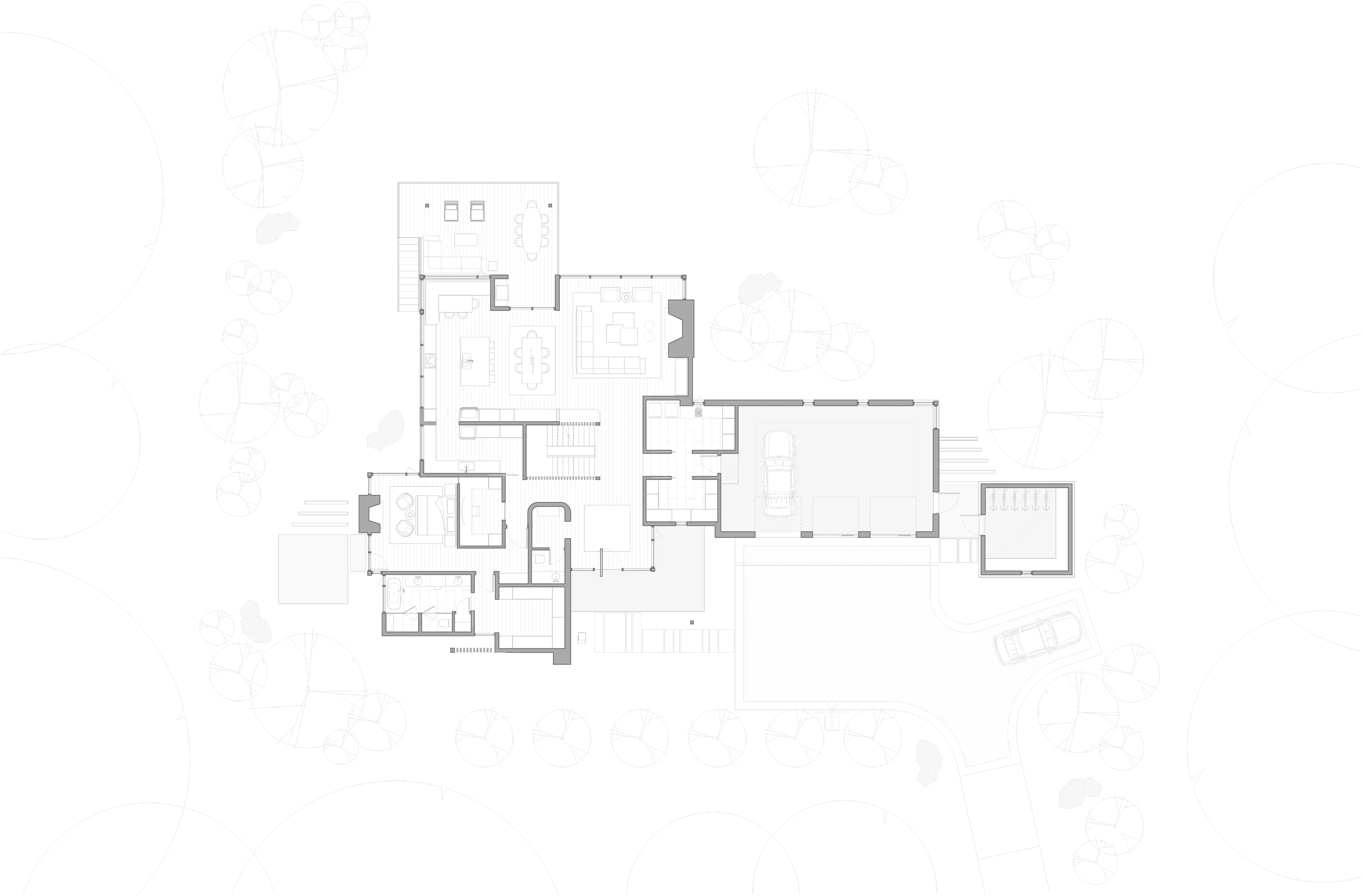 blueprint of river valley residence project
